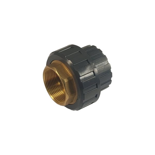 مهره ماسوره یکسر دنده برنجی UPVC