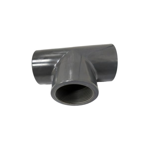 سه راه ۹۰ درجه ناف دنده UPVC