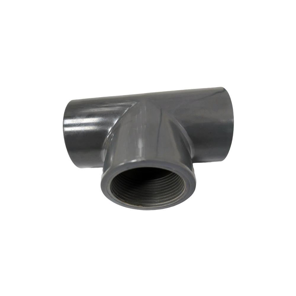 سه راه ۹۰ درجه ناف دنده UPVC