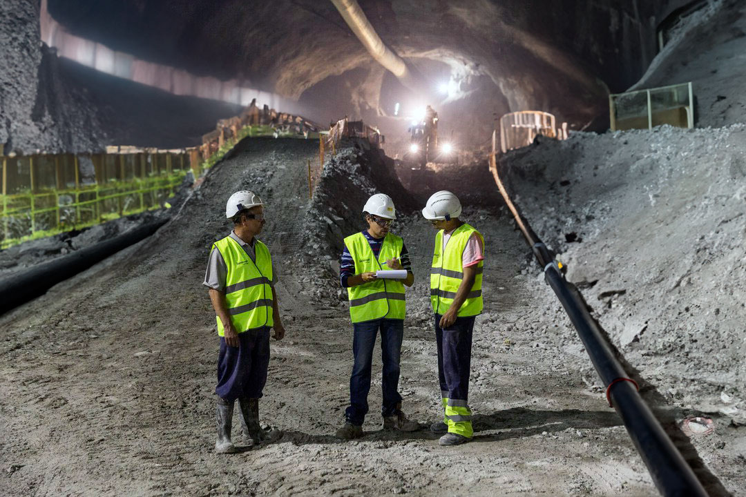 لوله پلی اتیلن در معدن