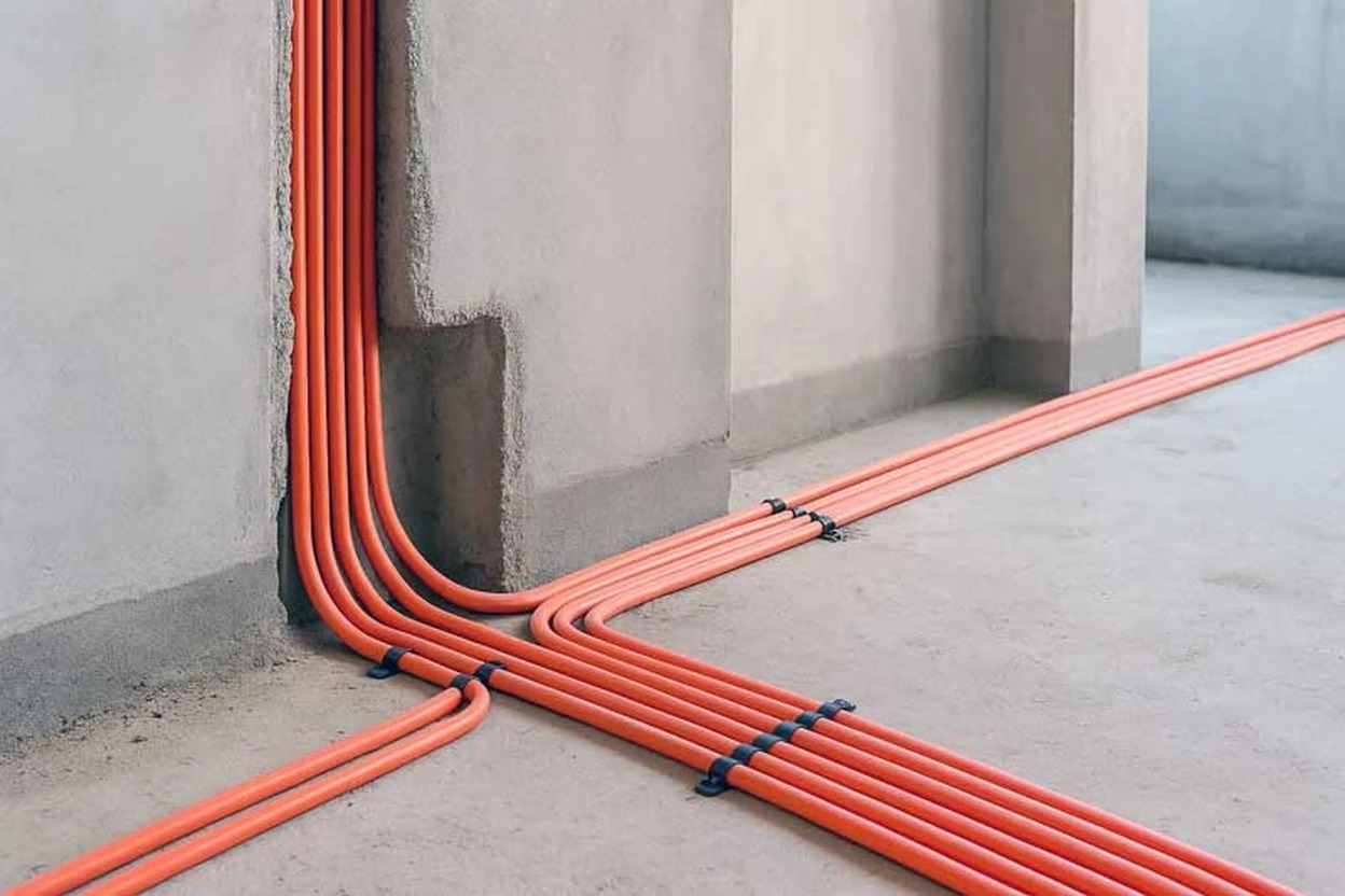 لوله UPVC برق و مخابرات