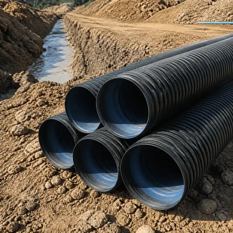 لوله کاروگیت فاضلابی (دوجداره HDPE)